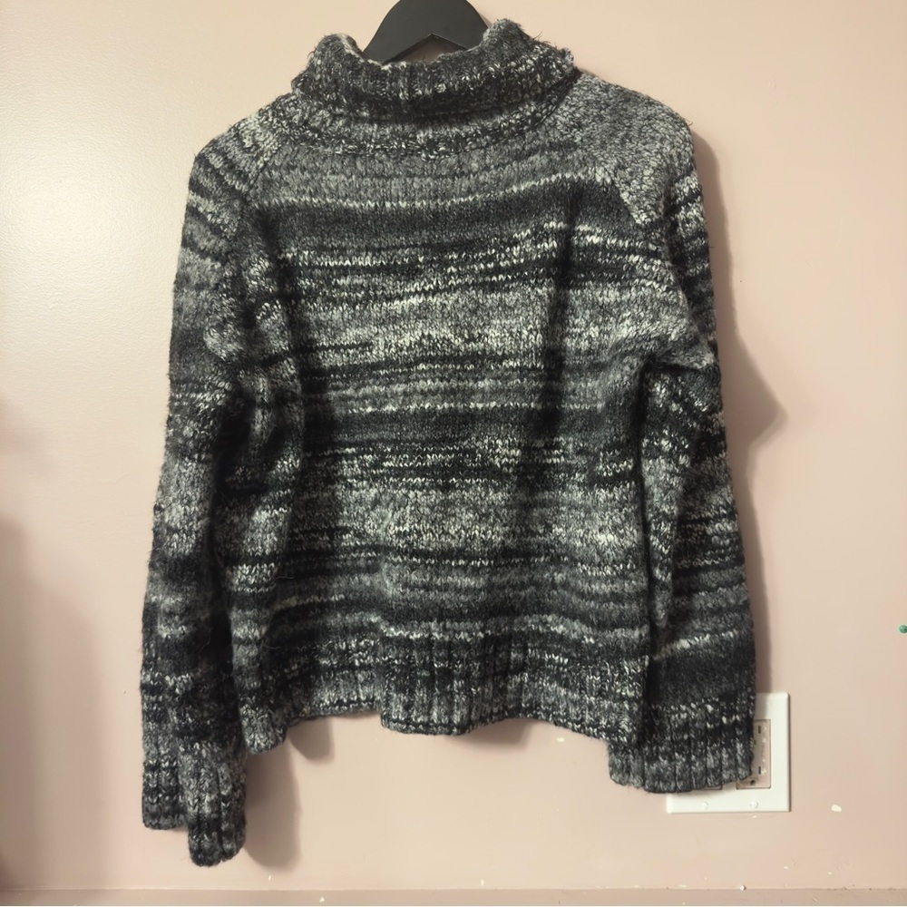 Aritzia Babaton Titus Turtleneck Sweater Black/Gray Women Size L